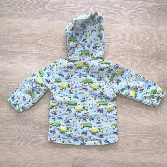 George Hats Toddler Boy Blue Construction Jacket - Size 18-24m - Picture 3 of 3